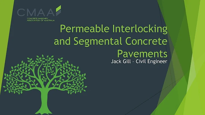 CMAA DesignPave Webinar Council Edition S3 EP1 Permeable Interlocking & Segmental Concrete Pavements