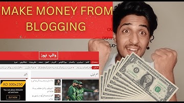 EARN MONEY FROM BLOGGING | HOW TO MAKE WORDPRESS WEBSITE FOR BLOGGING|  EARN MONEY ONLINE #blogger