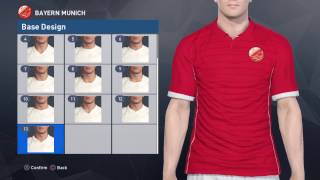 PES 2017 Kit Editing XBOXONE/360 - BAYERN MUNICH Kits