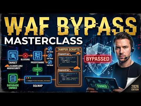 WAF Bypass Masterclass: SQLMap + Proxychains + Tamper Scripts(Cloudflare/Modsecurity)