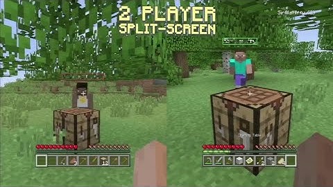 Minecraft PS3 - How To Play Split-Screen (outdated tutorial)