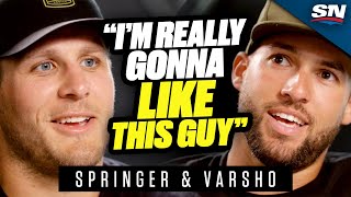 Fast Friends: George Springer And Daulton Varsho | The Interview Room