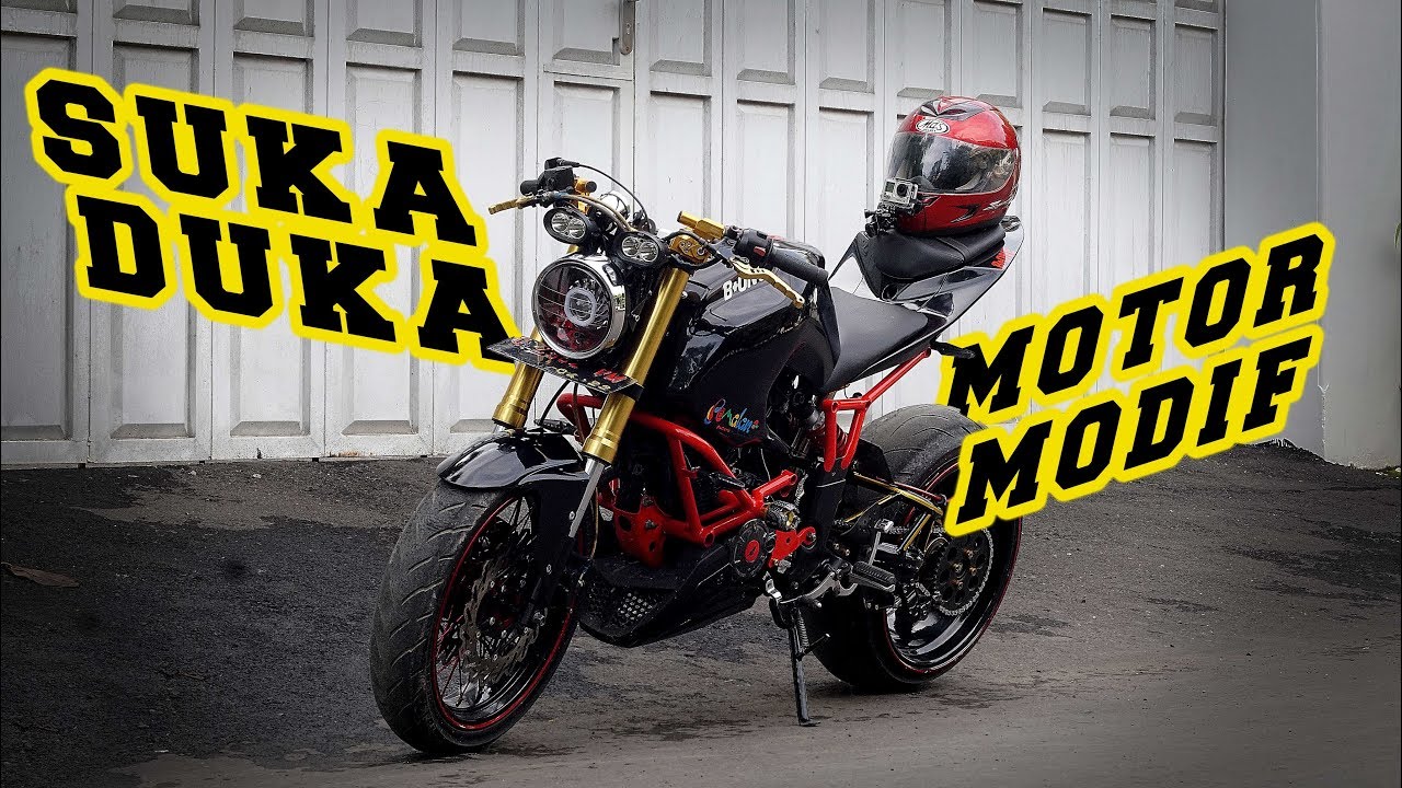 Apasih Suka Dukanya Naik Motor Modifikasi BYSON Aka DUCATI 636