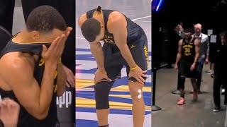 Steph Curry In Serious Pain And Limps To Locker Room With Injury Vs Rockets