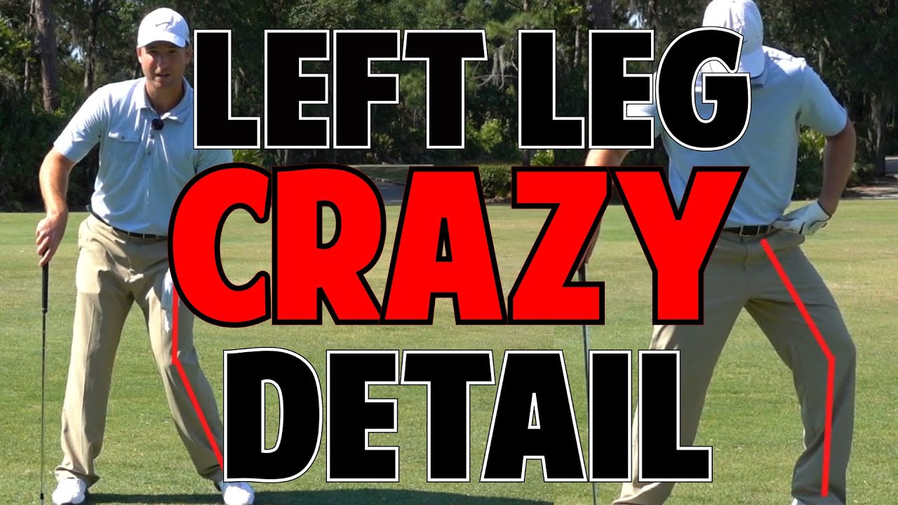 POWERFUL GOLF SWING LESSON The Left Leg In Crazy Detail YouTube