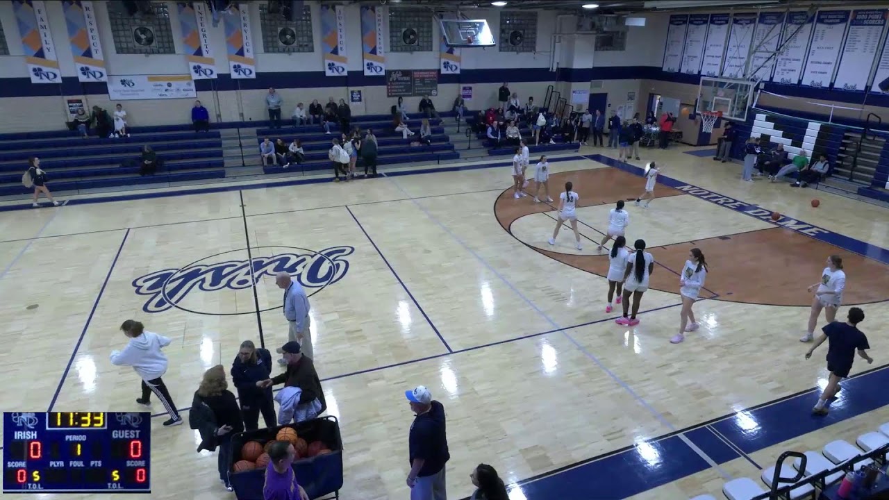 Notre Dame High School vs Hopewell Valley Central High School Womens JV Basketball