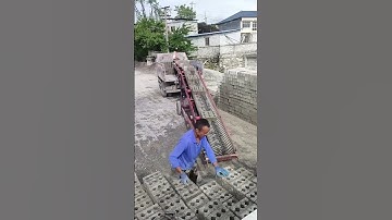 use a conveyor to load bricks