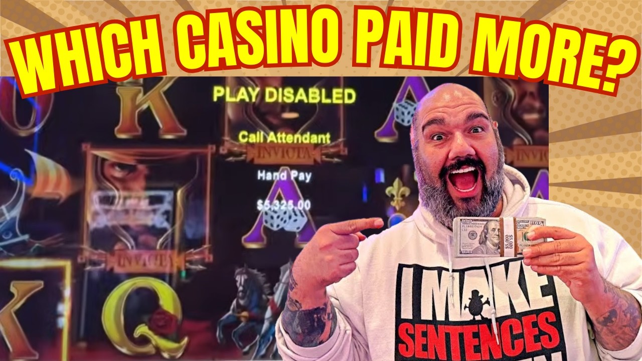 WE LEFT LAS VEGAS AND WON BIG!! ARE THESE CASINOS BETTER THAN VEGAS??