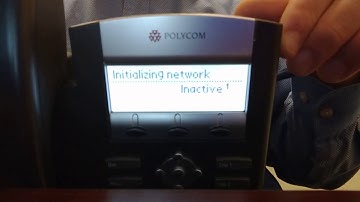 Power Cycle and Activate a Polycom VXX201 Phone (PoE)
