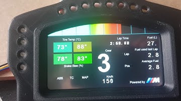 Dashboard M6 GT3 - Simhub + Nextion 4.3