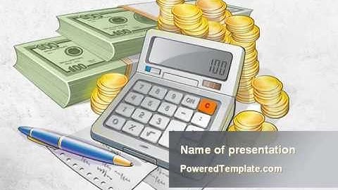 Financial Accountant PowerPoint Template by PoweredTemplate.com