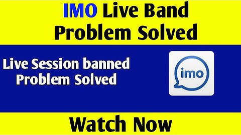 IMO Tricks # How To Enable IMO Live Band # Problem Solve # Trending Tech Zone