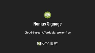Nonius Signage: Cloud-based, Affordable and Worry-free screenshot 4