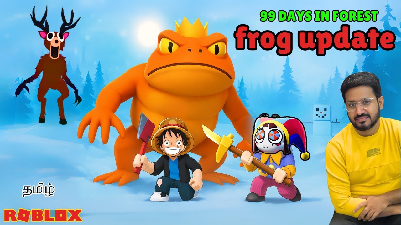 Roblox 99 Nights in the Forest Frog Update Fun Gameplay in Tamil | Earth Gamer