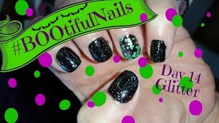 BOOtifulNails~Day 14~Glitter