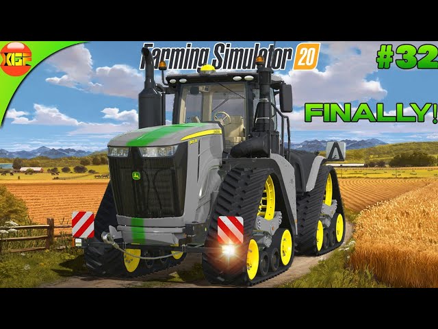 JOHN DEERE 9620 RX, Farming Simulator 20 GA Gameplay Fs20, Timelapse