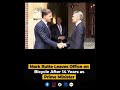Mark Rutte Leaves Office on Bicycle After 14 Years as Prime Minister