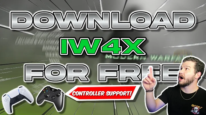 How To Install IW4X! (FREE DOWNLOAD w/ CONTROLLER SUPPORT FOR XBOX AND PLAYSTATION) WATCH NEW VID!