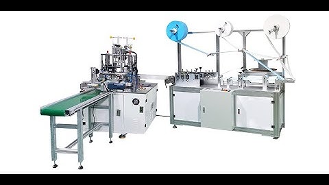 Mask making mahine: running video for full automatic adult 3 ply mask making-Judy