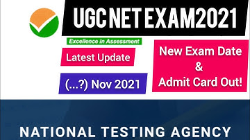 Ugc Net Exam 2021/New Dates & Admit Cards/Good News for NTA NET Aspirants 2021