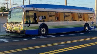 Bus Ride onboard Miami-Dade Transits 2022 Proterra ZX5 Bus 22110