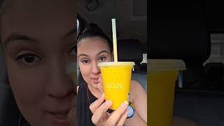 Mcdonalds Pineapple Mango Smoothie Review #summer #drink #smoothie #mcdonalds #review #mango
