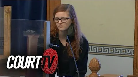 Emma Addie took the stand in her own father's tria...