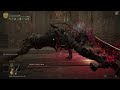 Maliketh the Black Blade/RL1/NG+7/+0 Weapon/No Status, AoW/No Damage (Lobotomized rollslopping it)