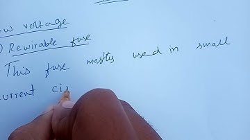 what is fuse? || why it use and different types of fuses and working || -Electrical Interview