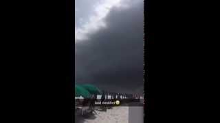 Bad weather coming Destin, Florida