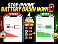 Stop iPhone Battery Drain NOW! 🔋 4 Hidden Settings You Must Turn OFF!