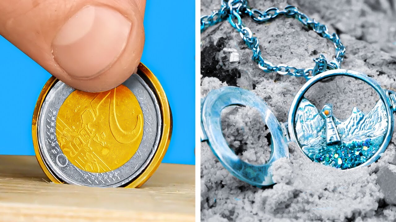 STUNNING PENDANT MADE OF COINS || Nature-Inspired Jewelry by Masters