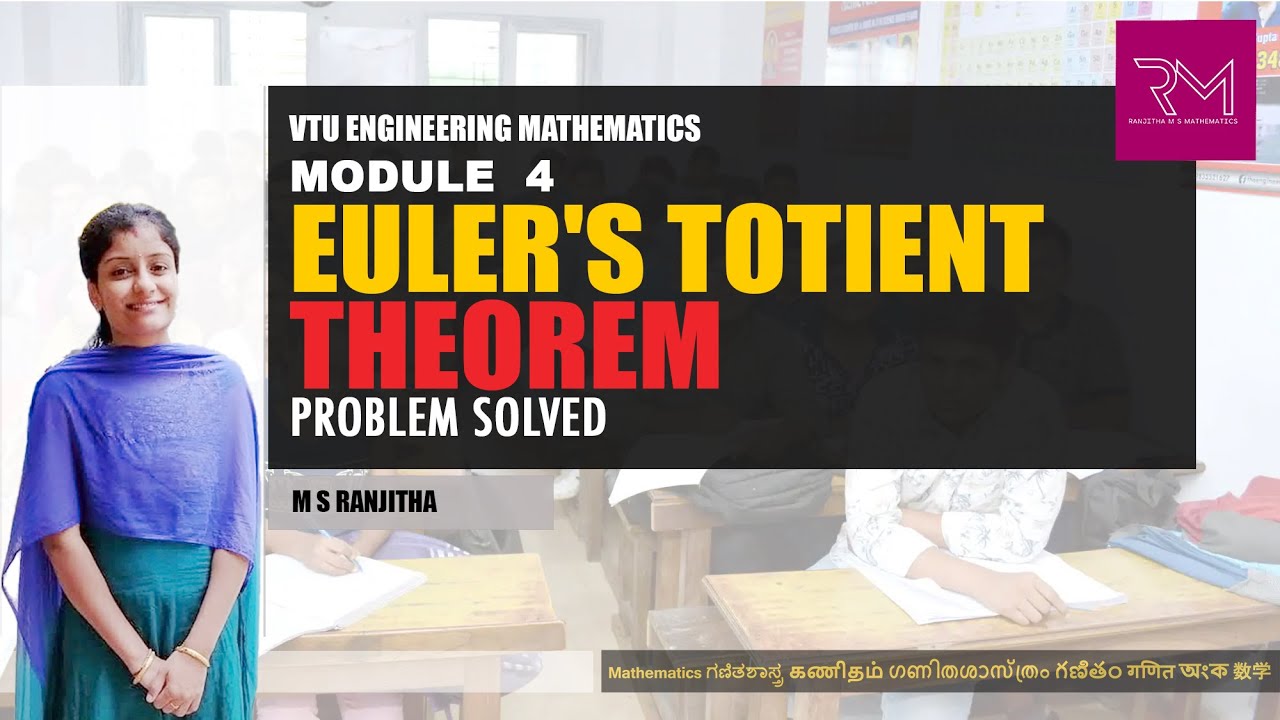 Understanding Euler's Totient Theorem in Engineering Mathematics - YouTube