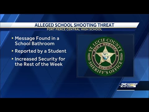 Sheriff's office, school officials investigating perceived threat at Fort Pierce Central High School