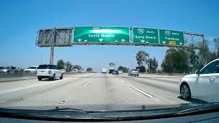 Los Angeles County  Freeway 405 Northbound   4K