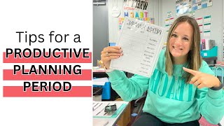 Teacher Planning Tips to Help You Be More Productive