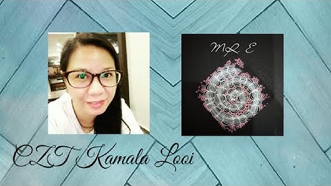 How To Draw Tanglepattern Mr. E