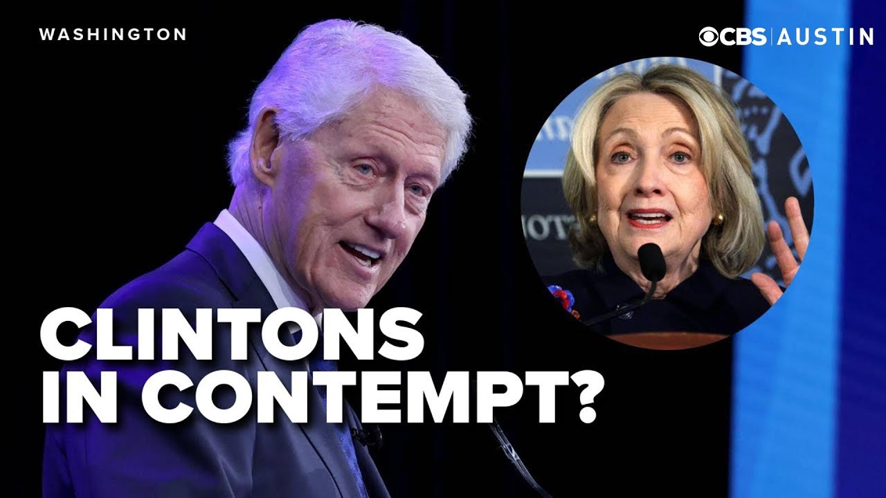 Clintons do not appear for Epstein testimony Comer threatens contempt