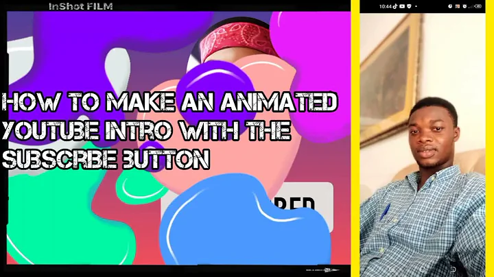 How to make an Animated YouTube Intro| Make a channel Intro with Subscribe Button [InShot Tutorials]
