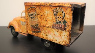 1956 Tonka Minute Maid Delivery Box Truck Restoration