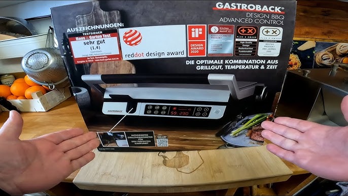 Kontaktgrill im Test: GASTROBACK Design BBQ Advanced Control - YouTube