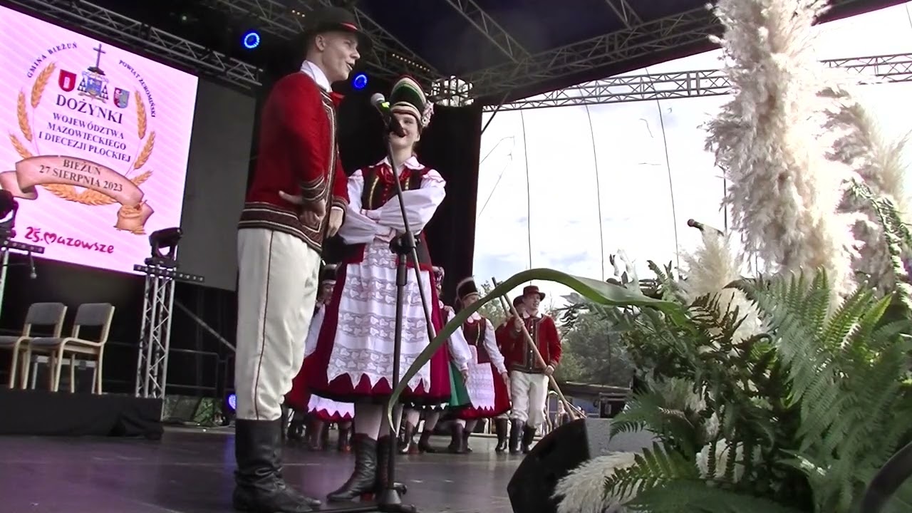 Harcerski Zespół DZIECI PŁOCKA im. DRUHA WACŁAW MILKIEGO  na Dożynkach Bieżuń 2023