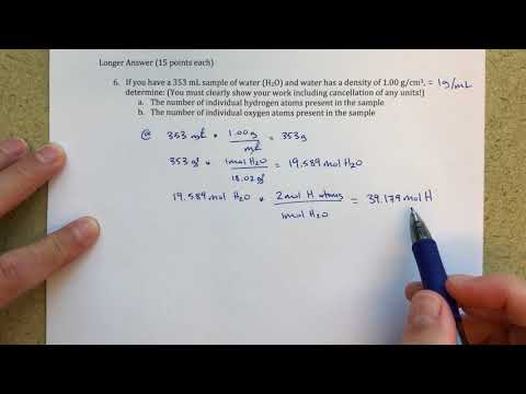 Calculating the Number of Atoms in a Sample