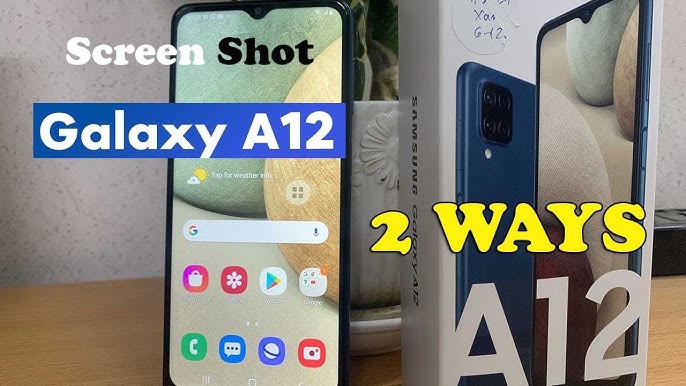Samsung Galaxy A12 How To Take A Screenshot Capture Youtube