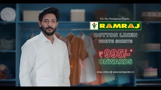 Introducing RAMRAJ Cotton Linen White Shirts | Cotton and Linen | White Shirts