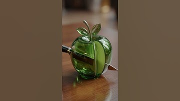 Apple Cutting ASMR 🍎🔪 #Shorts #asmr #fruitcutting #animation #aestheticvideo