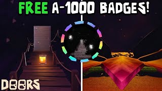 How to Get The A-1000 Badge In 5 Minutes!!!