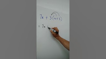 Simplifying Algebra Expression. #shorts