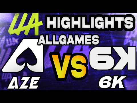 TEAM AZE VS SIX KARMA GAMES HIGHLIGHTS - LEAGUE OF LEGENDS - LLA JORNADA 3 2023