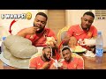 5 Wraps of FUFU and EGUSI Mukbang Challenge! | $100 reward! | NIGERIAN MUKBANG